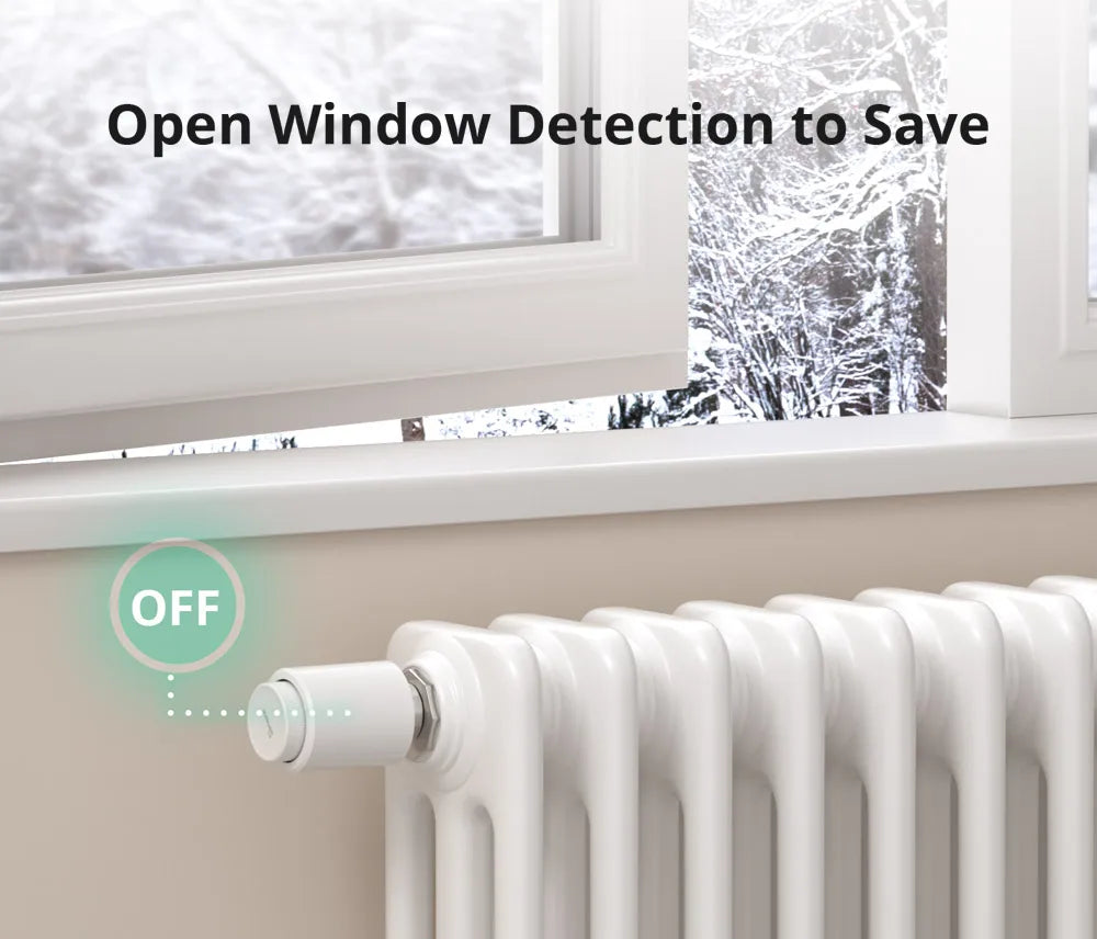 1-6PCS SONOFF TRVZB Zigbee Thermostatic Radiator Valve Smart Home eWeLink App Remote Control Works with SONOFF ZB Bridge-P