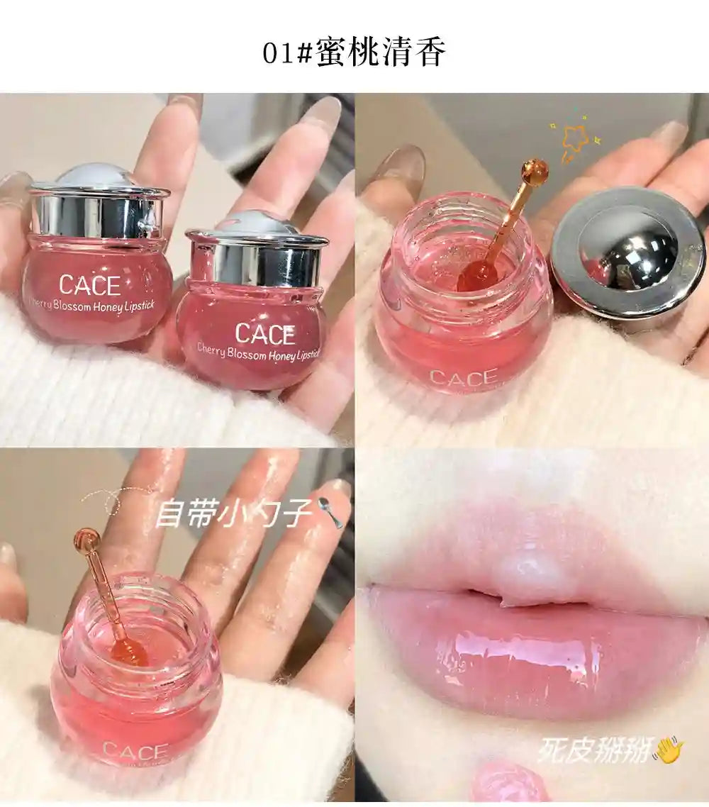 Peach Honey Lip Oil | Moisturizing Plumping Gloss - Tidesmit Lip Care Tidesmit