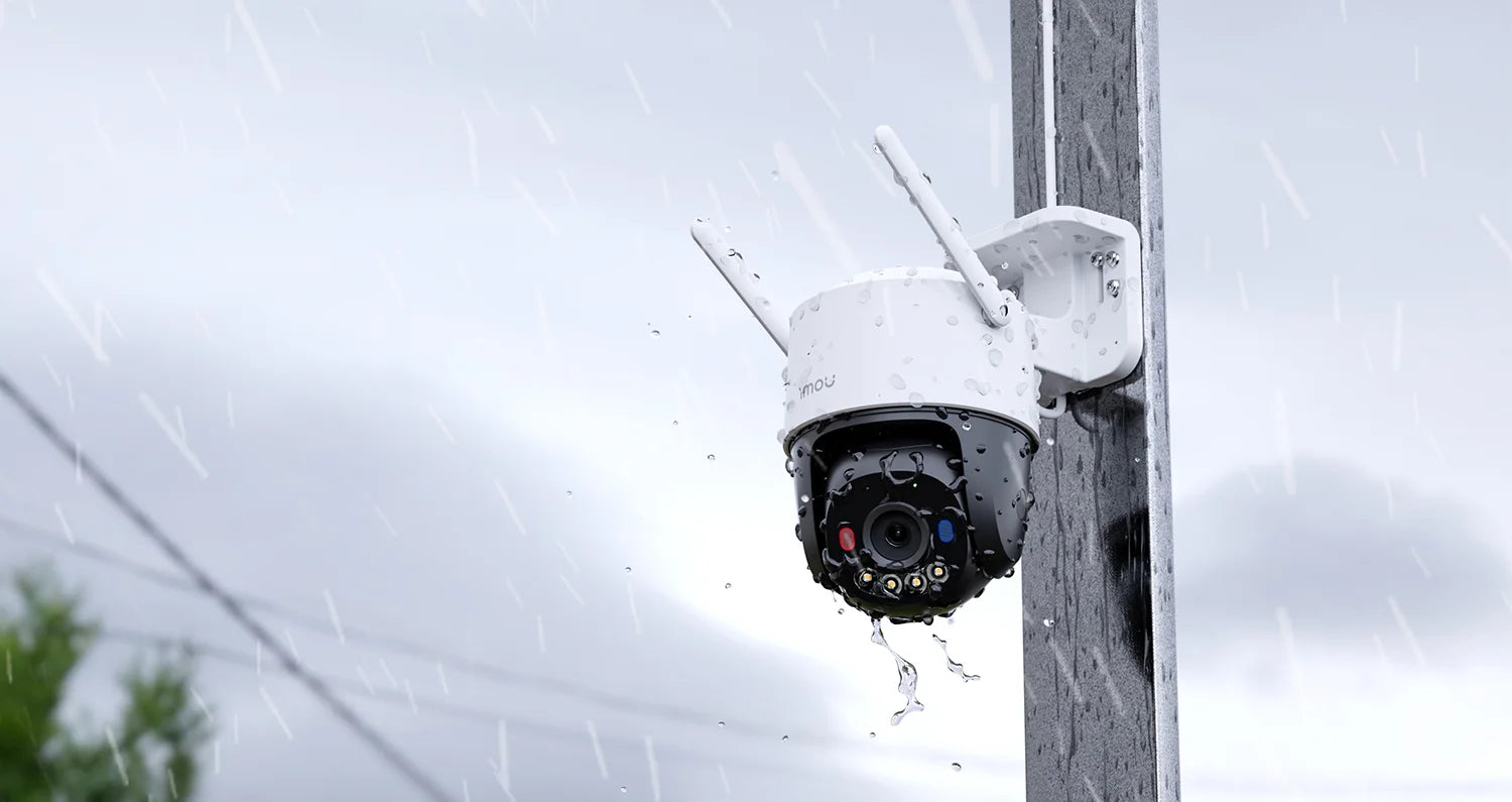 IMOU Cruiser SC 3MP WiFi Camera Red-Blue Warning Lights Outdoor Security Camera Full-Color Night Vision AI Human Detection IP66