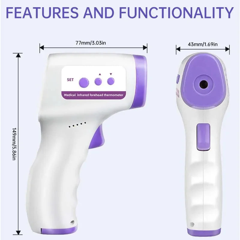 Infrared Fever Thermometer Medical Household Digital LCD Infant Adult Non-contact Laser Body Temperature Ear Thermometer