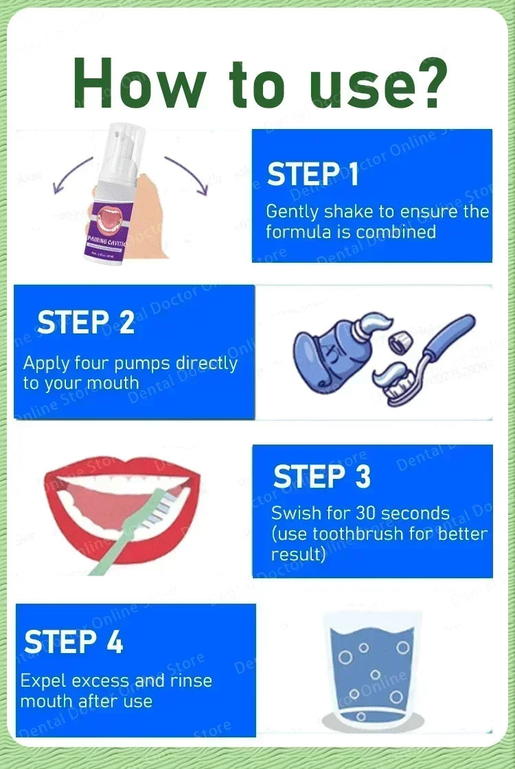 Tidesmit teeth whitening and cavity repair kit for plaque removal and dental health