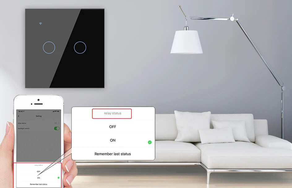 ZigBee 1 2 3 4 Gang with No Neutral Smart Touch Light Switch EU Europe UK Wall Button Tuya Power 2 3 Way Alexa Smart Home Voice