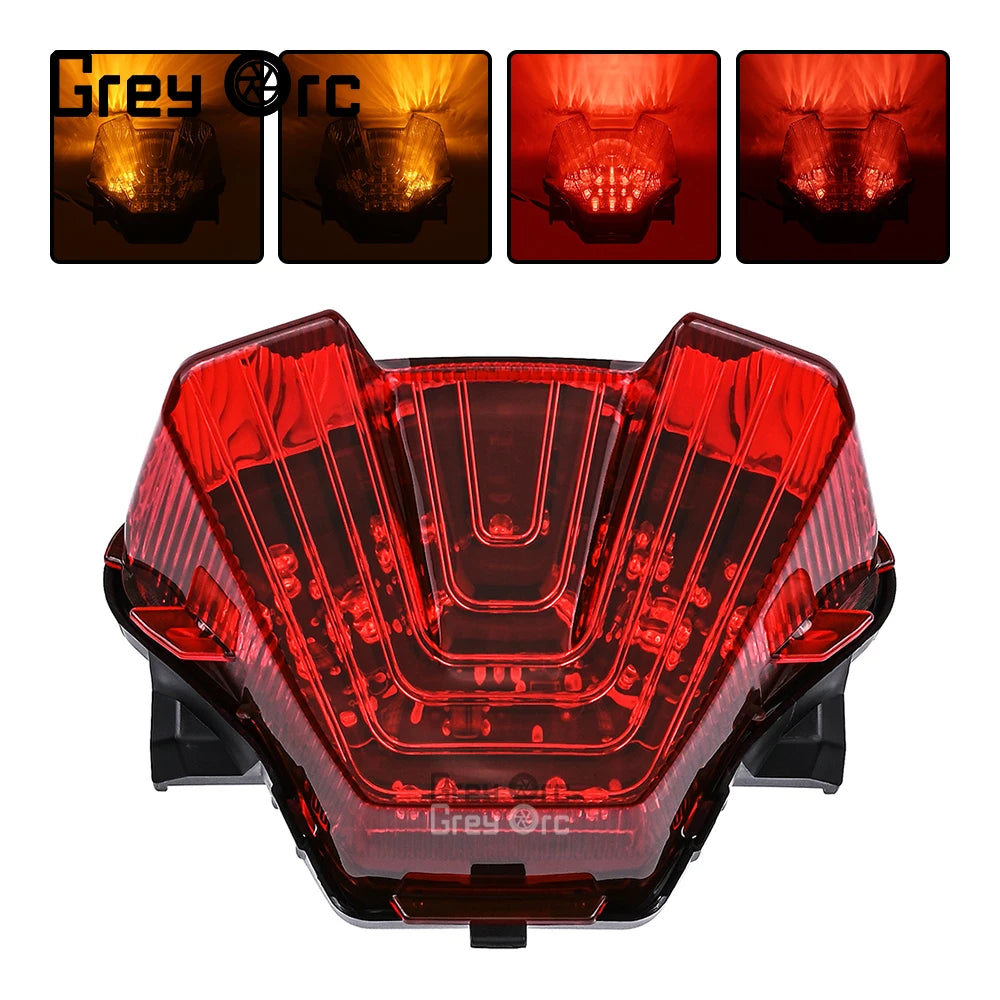 Motorcycle LED Rear Tail Light Brake Turn Signal Integrated Light For Yamaha MT-07 MT07 2018 2019 2020 2021 2022 2023 2024