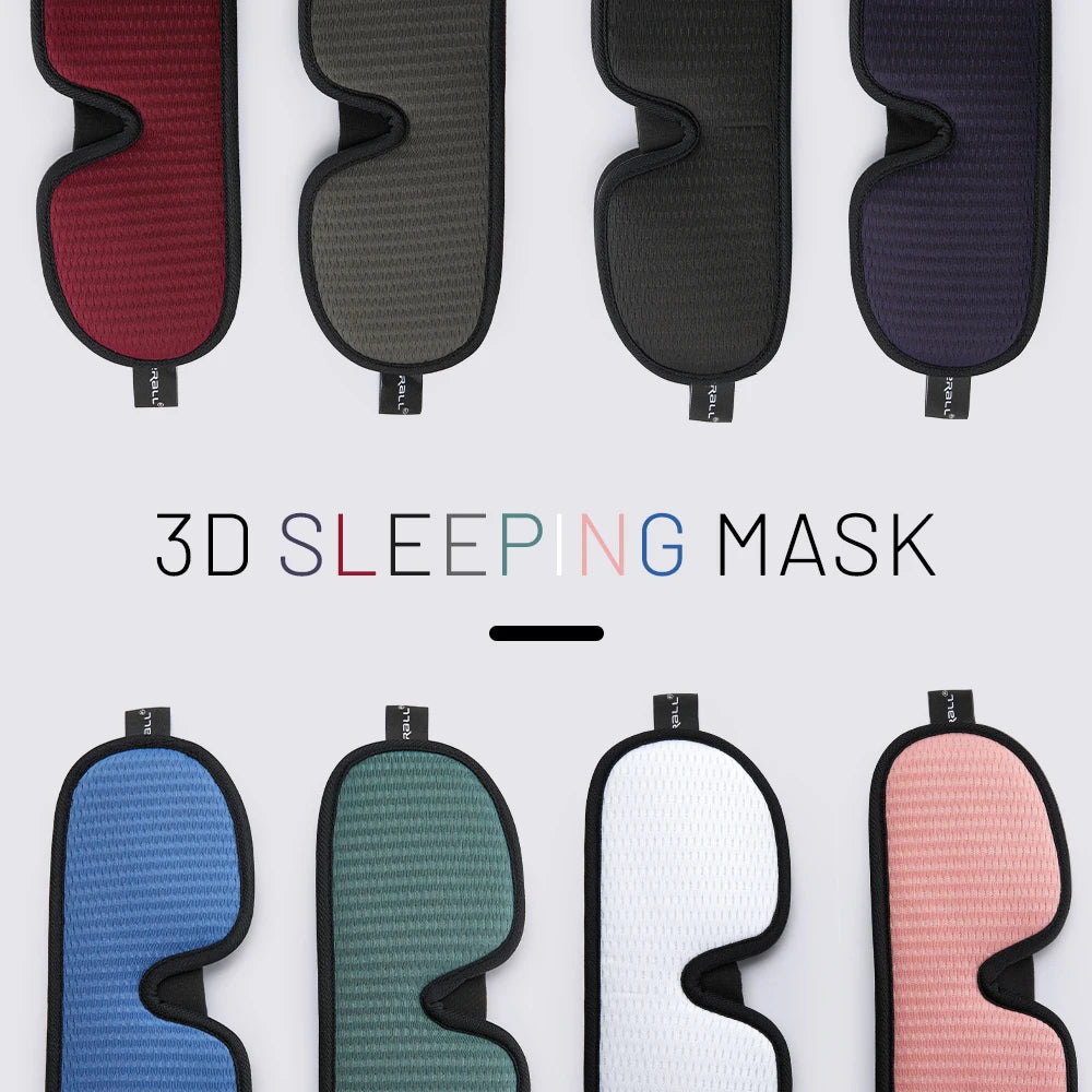3D Sleep Eye Mask for Sleeping Mask Soft Memory Foam Eye Shades Blindfold Sleeping Aid Face Eyepatch Mask for Travel Couple Gift