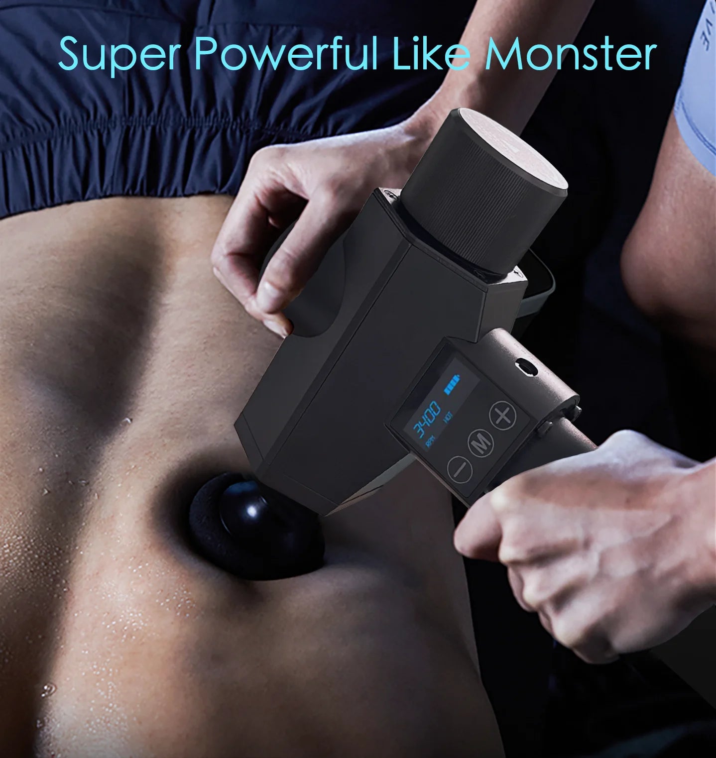 Deep Tissue Massage Gun - 16mm Amplitude Percussive Therapy Device Fascia Gun Tidesmit