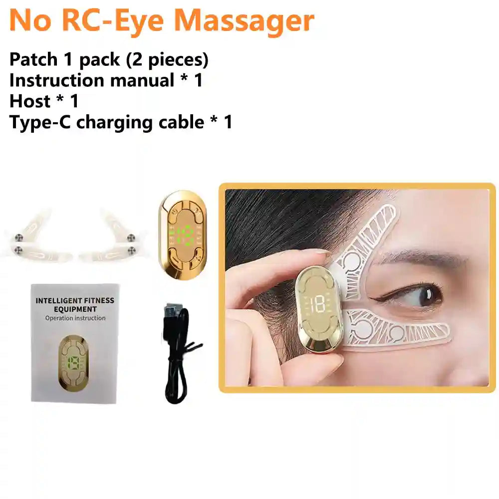 Microcurrent Eye Massager for Fatigue and Dark Circles - Rechargeable Eye Massage Instrument No RC-Eye Massager Tidesmit
