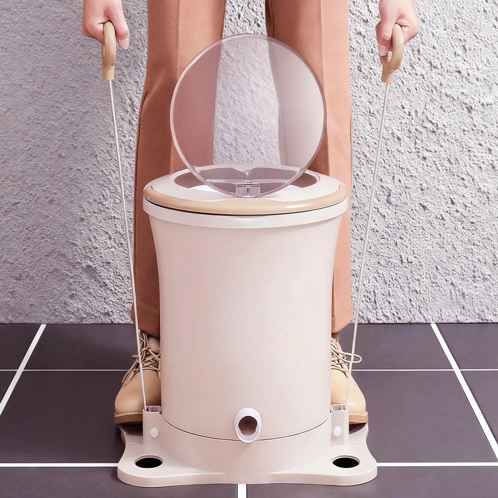 Tidesmit portable laundry dryer showing compact foldable design for travel, apartments, and small household spaces
