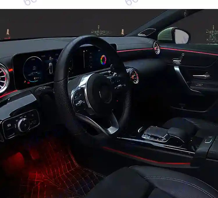 Mercedes Benz Ambient Lighting Kit 64 Color RGB LED Interior Air Tidesmit