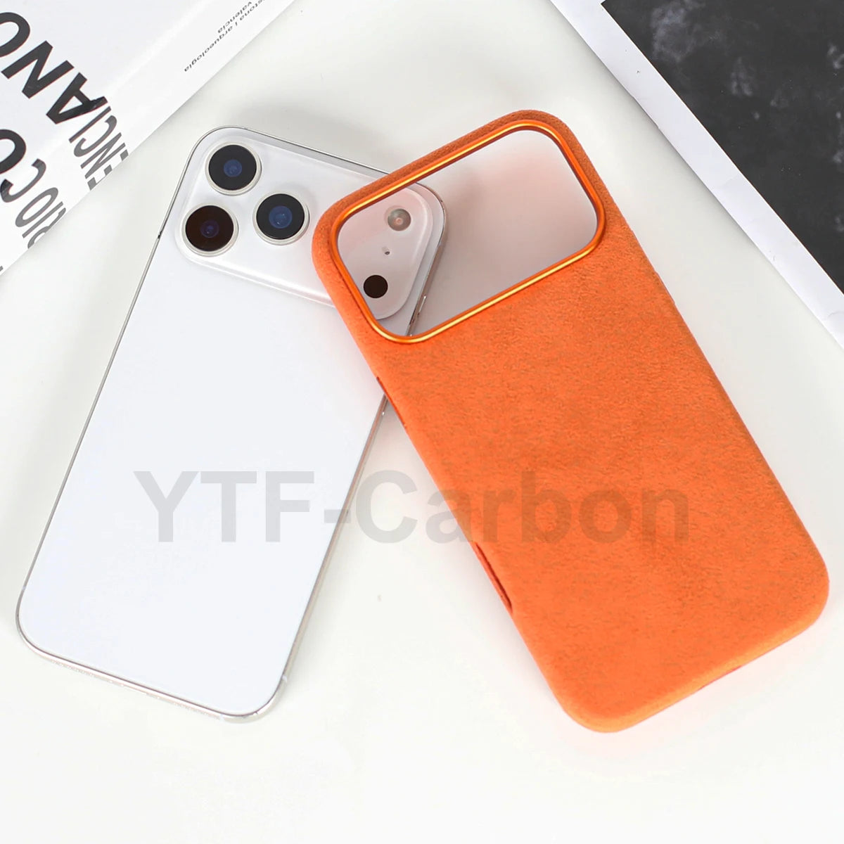 Alcantara Magnetic iPhone 17 Case: Slim Fit & Shock-Absorbing Cover Tidesmit