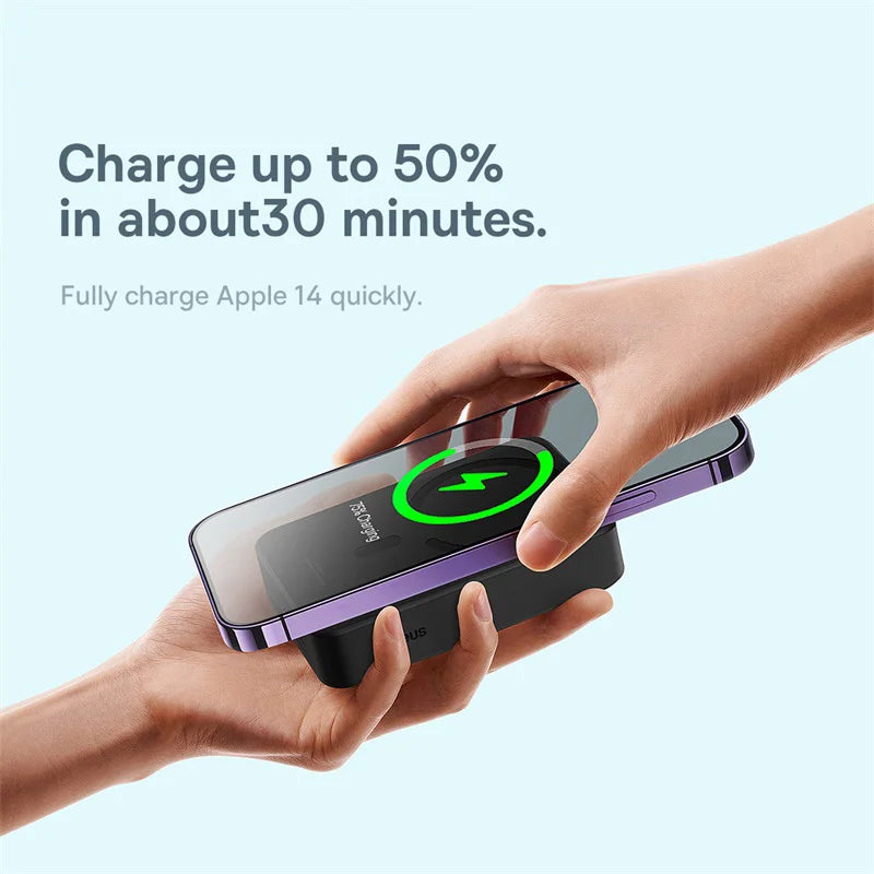 Magnetic Wireless Power Bank 20000mAh PD Fast Charger for iPhone 16 Tidesmit