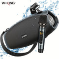 W-KING X10MIC Portable Loud Bluetooth Speakers (120W PEAK)70W with Wireless Microphone,  Waterproof Outdoor Wireless Bluetooth