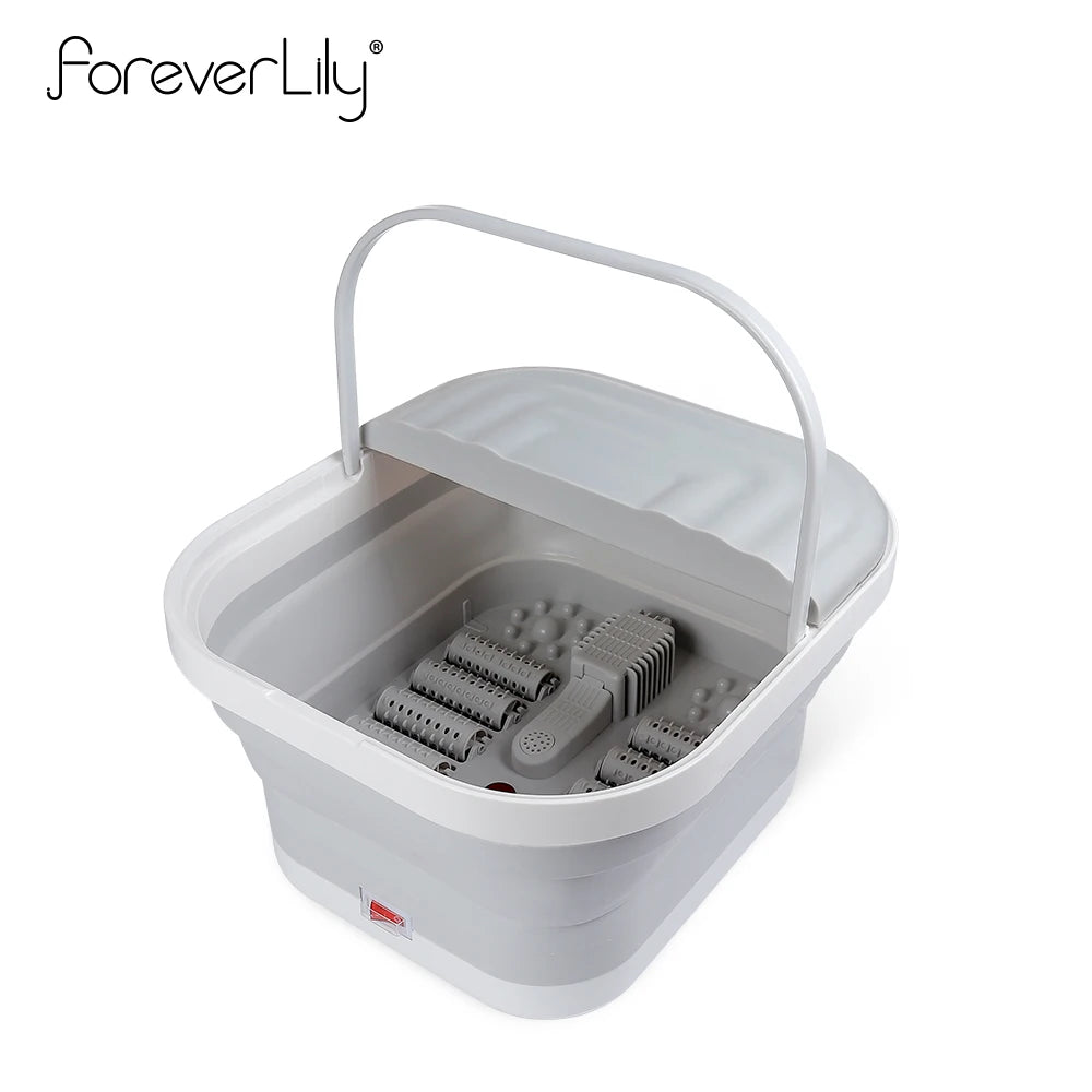 Portable Foot Massage Tub: Foldable Heated Bath for Relaxation Therapy Relaxation Treatment Tidesmit