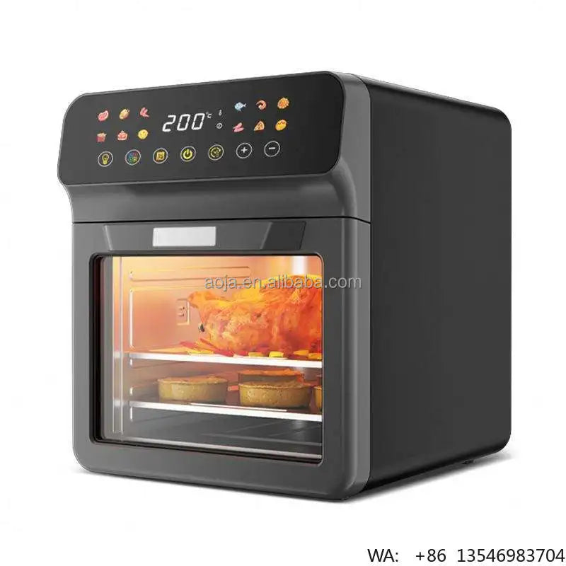 AOJA Factory Smart Stainless Steel Air Fryer Oven 15L Large Capacity Multi-Function Energy Saving Household Kitchen Appliance