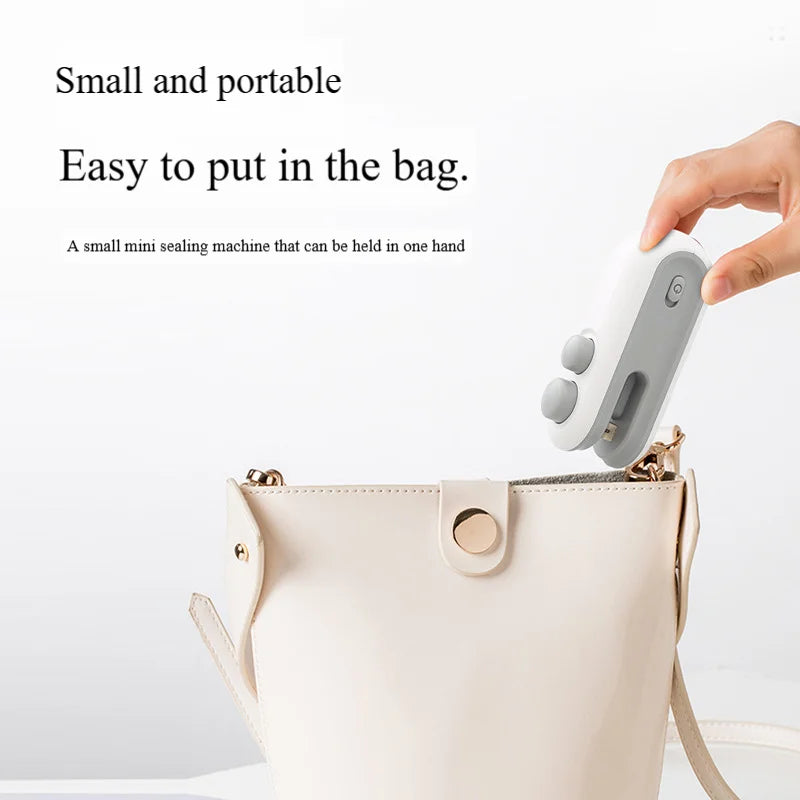 Vacuum Sealing Machine 2-in-1 Small Household Mini Sealing Tool Portable Hand Pressed Food And Snack Plastic Bag Sealing Machine