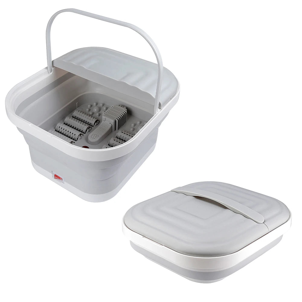 Portable Foot Massage Tub: Foldable Heated Bath for Relaxation Therapy Relaxation Treatment Tidesmit