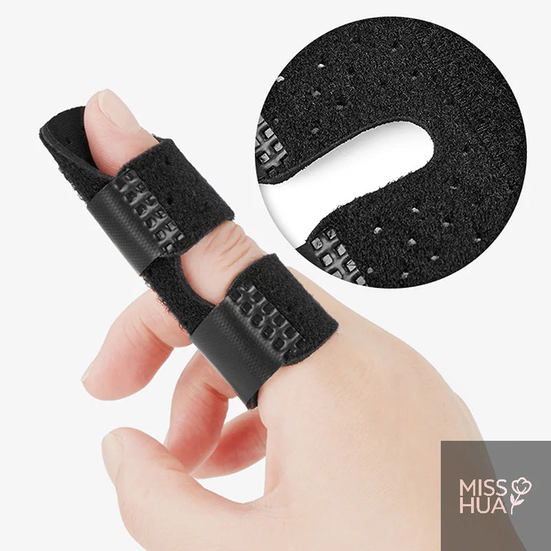 HUA  Adjustable Finger Corrector Splint Steel Plate Pain Relief Finger Brace Support Hand Splint Fix Strap Protector Breathable