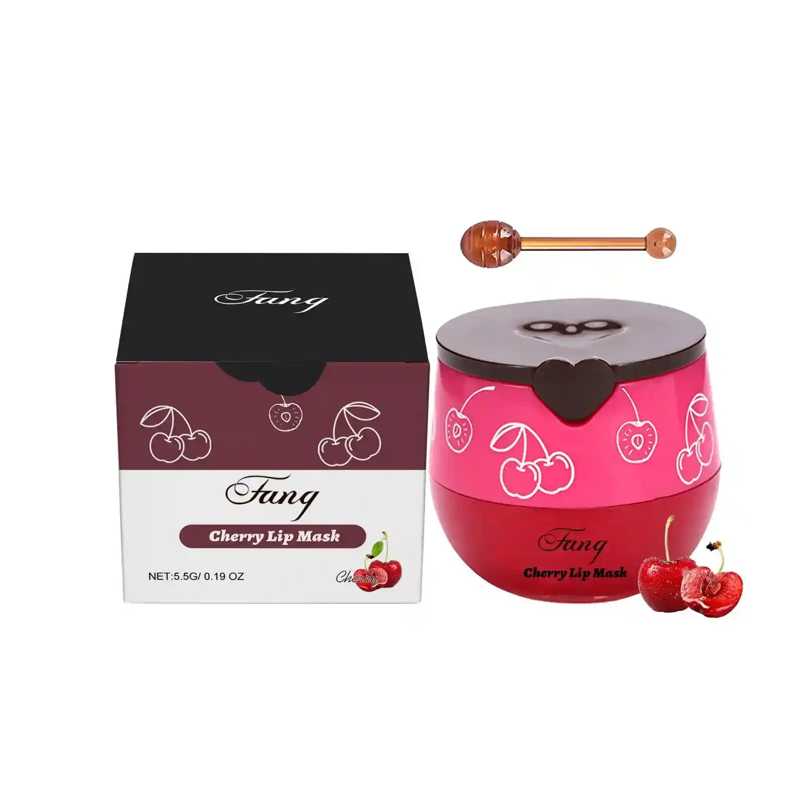 Moisturizing Lip Treatment & Hydrating Repair Balm - Tidesmit Lip Care Cherry flavor boxed Tidesmit