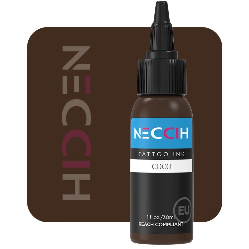 Tattoo Ink Pigment 30ml - Professional PMU Semi-Permanent Set Permanent Makeup Machines Coco Tidesmit