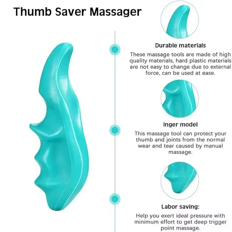 Trigger Point Muscle Massager – Manual Fascia Tool for Muscle Relief Back Massage Instrument Tidesmit