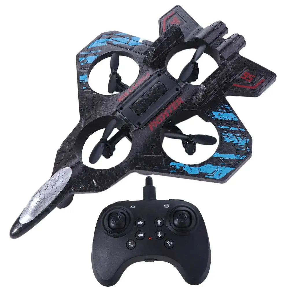 RC Glider Plane | Gravity Sensing Foam Fighter Drone | Tidesmit Blue Tidesmit