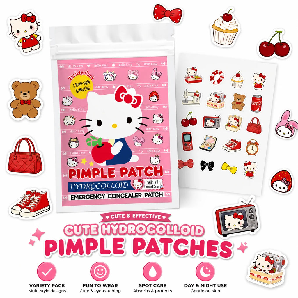 Hello Kitty Acne Pimple Patch Hydrocolloid Blemish Cover Waterproof Invisible for Teens Women Skincare