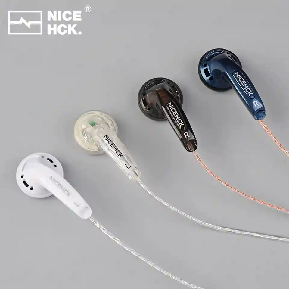 Wired 3.5mm HiFi Earbuds - Green Monitor Headphones for Clear Audio Tidesmit