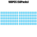 EMS Neck Massager Replacement Gel Pads - Conductive Adhesive Set Body Shaping Massage Equipment 100PCS Tidesmit