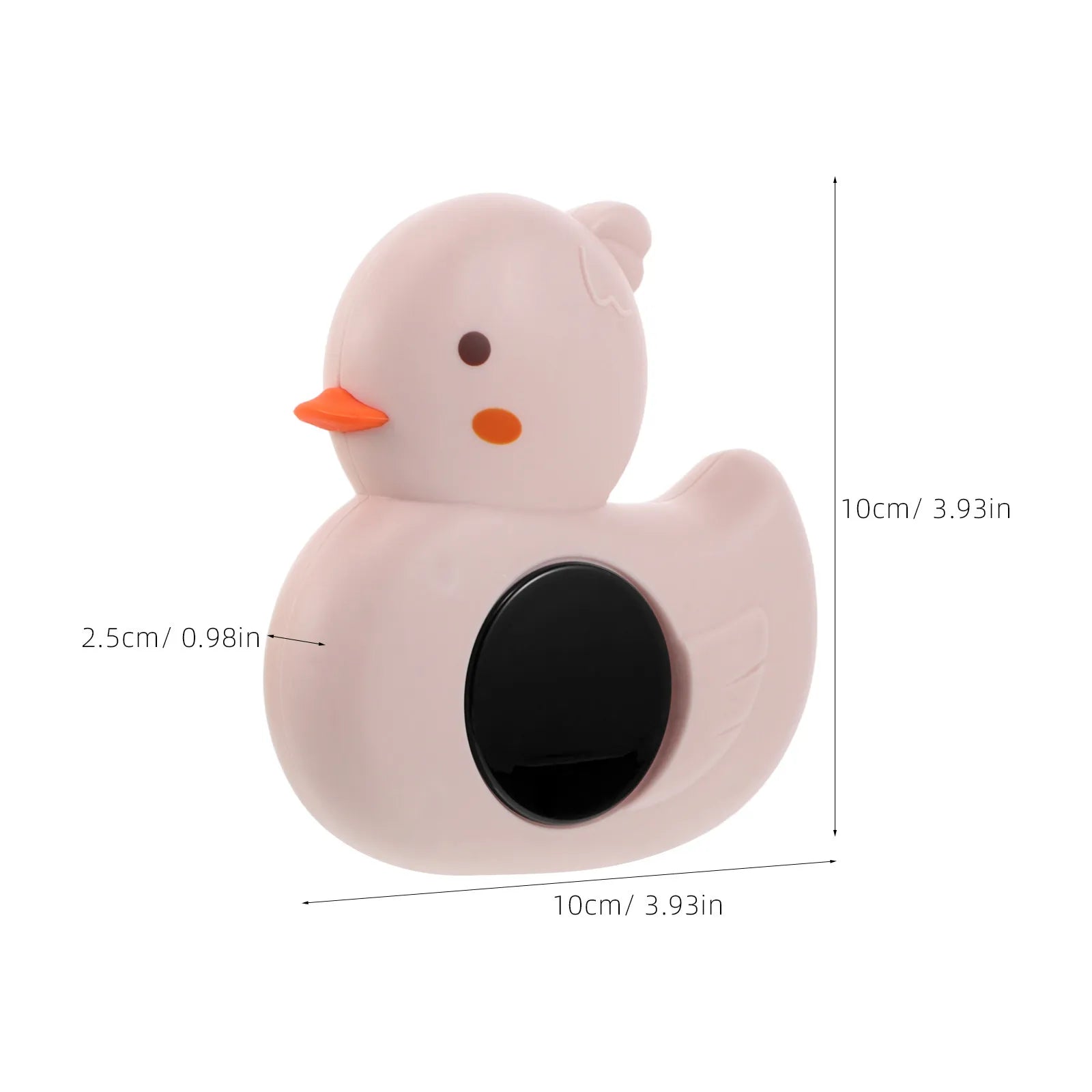 2Pcs Infant Bath Thermometer Cute Yellow Pink Fast Response Water Temperature Monitor for Babies Accurate Portable