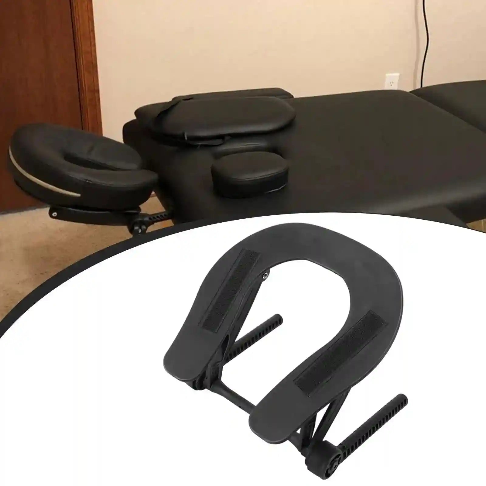 Adjustable Portable Massage Table Face Cradle | Tidesmit Wellness Relaxation Treatment Tidesmit