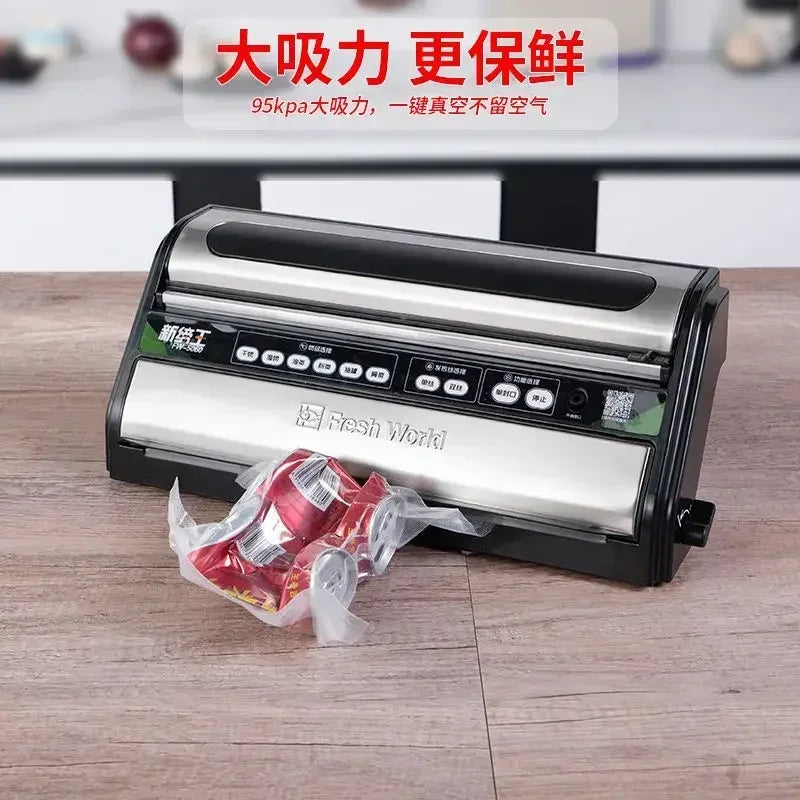 Automatic Vacuum Sealer: Commercial Food Packaging & Household Freshness Sealing Machine