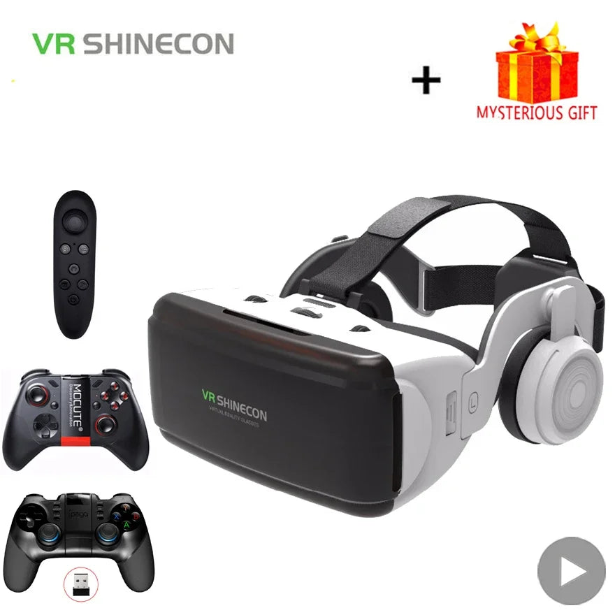 VR Headset for Smartphones - Lightweight 3D Virtual Reality Glasses Tidesmit