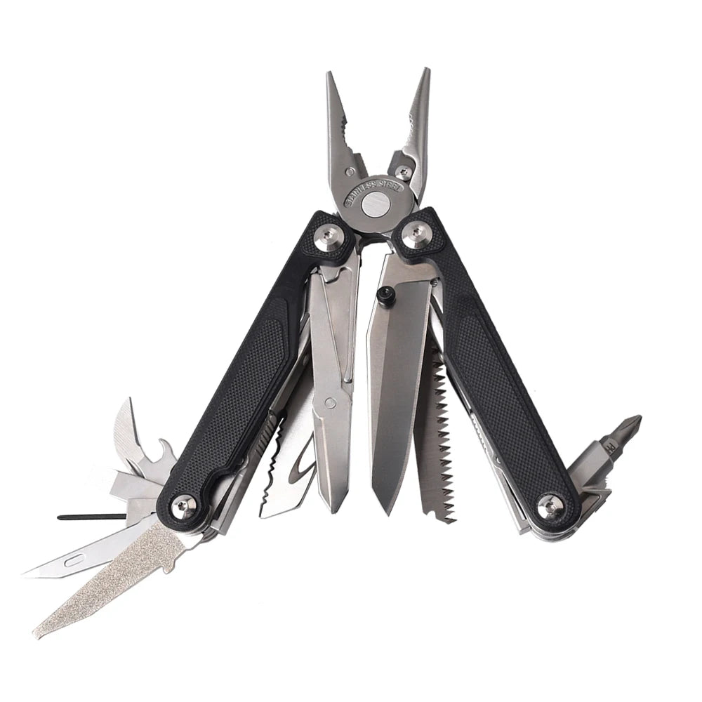 Daicamping DL7 Titanium G10 Stainless Handle Outdoor Camping Folding EDC Multi Tools Pliers Hand Tools Set Multi-tools Kit