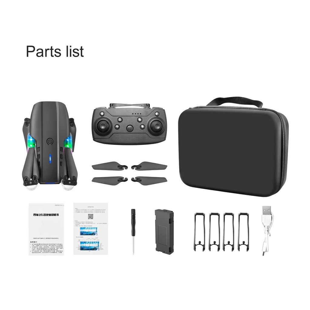 4K Camera Drone - Foldable RC Quadcopter with Obstacle Avoidance Tidesmit