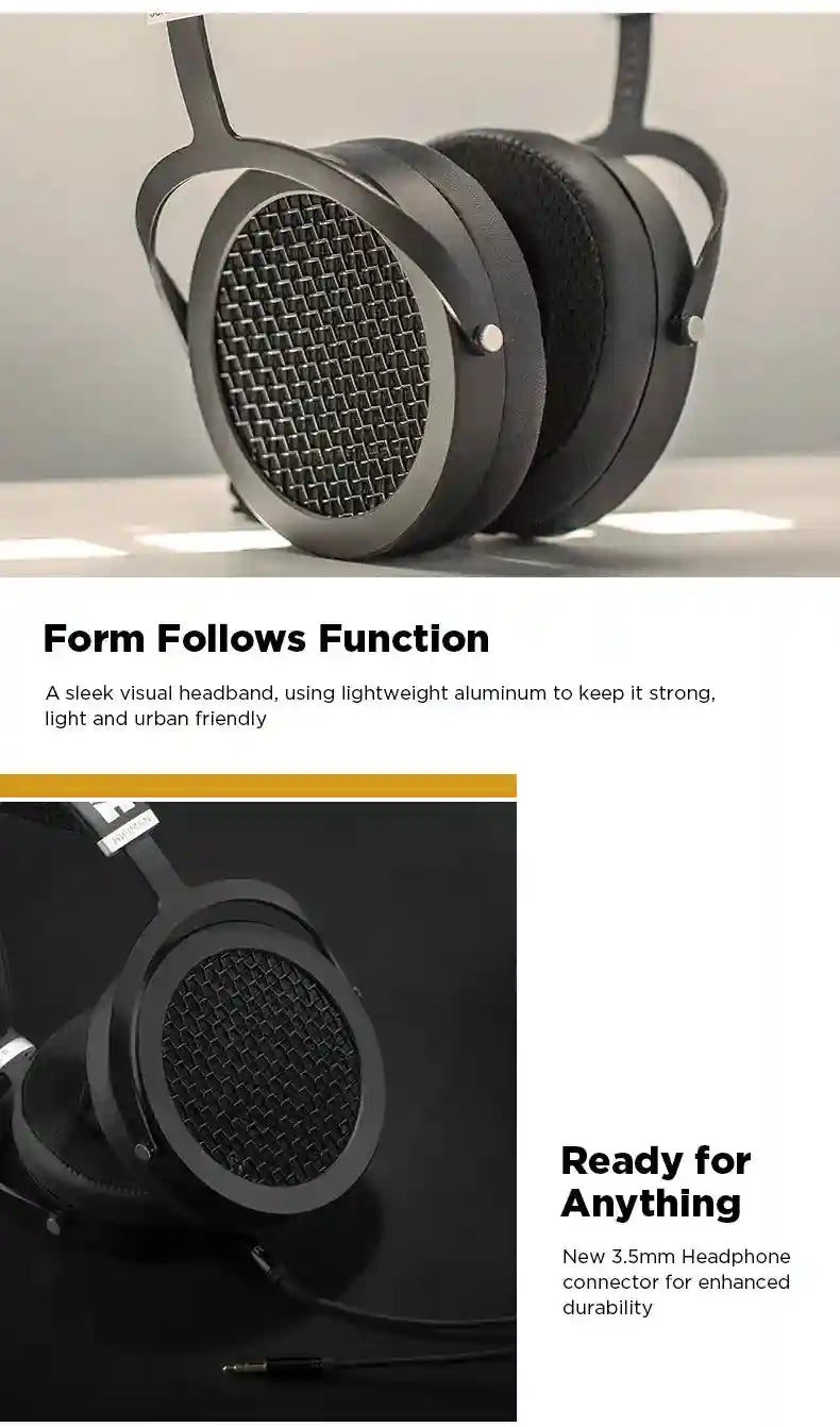 Hifiman Sundara Planar Magnetic Headphones - Open-Back Studio Monitor Tidesmit