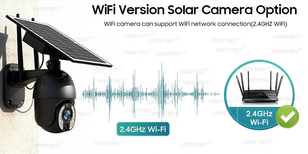 50X Optical Zoom Solar Camera Replaceable Battery 4G SIM/Wifi Home Outdoor Security PTZ Motion Detection/Track Surveillance Cam