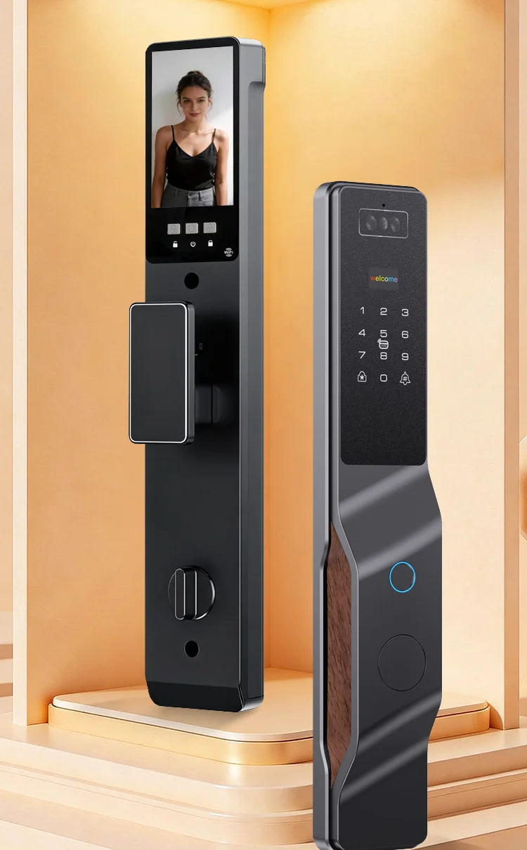 Wishome APP 3D Face Recognition Smart Lock with Camera, Video Call, and Voice Intercom Functions