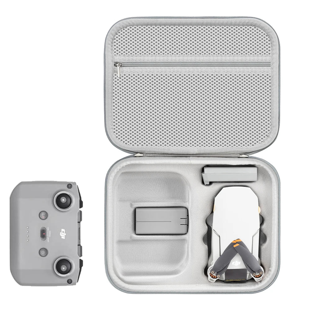 DJI Mini 4K Carrying Case - Durable PU Leather Protective Storage Bag Tidesmit