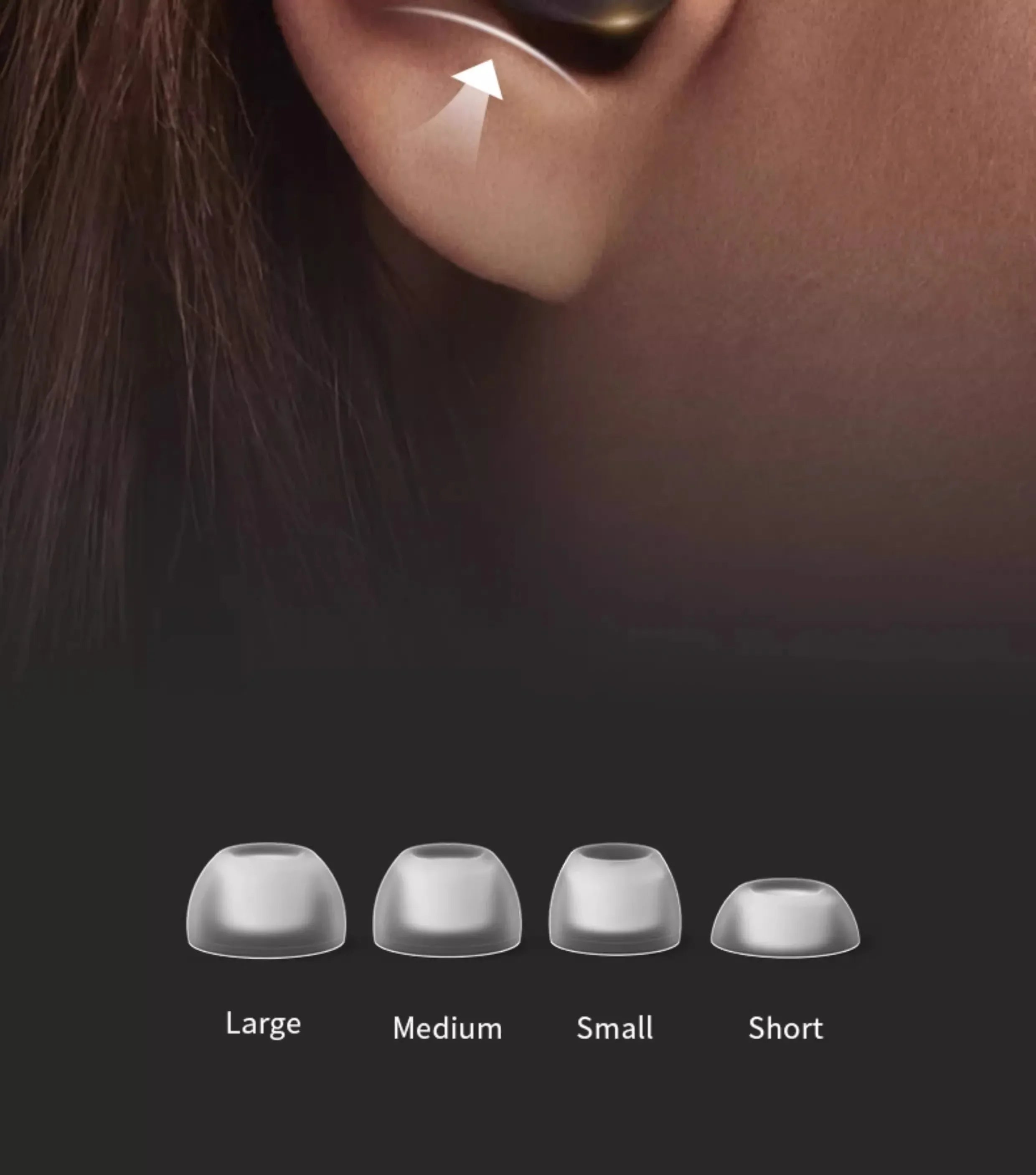 Tidesmit Hi-Fi Wireless Noise Cancelling Earbuds - Black & Gray Edition Tidesmit