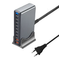 800W GaN 10-Port USB-C Desktop Charger - Fast Multi-Device Power Station EU Plug China Mainland Tidesmit