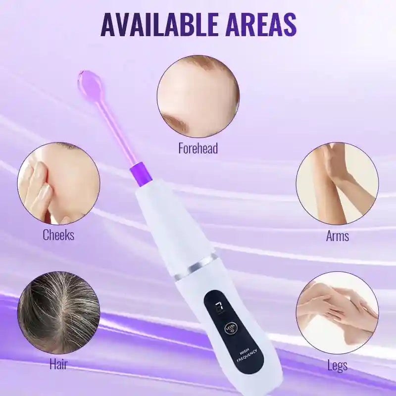 High Frequency Wand 6-in-1 Facial Device - Professional Skin Care Eye Massage Instrument Tidesmit
