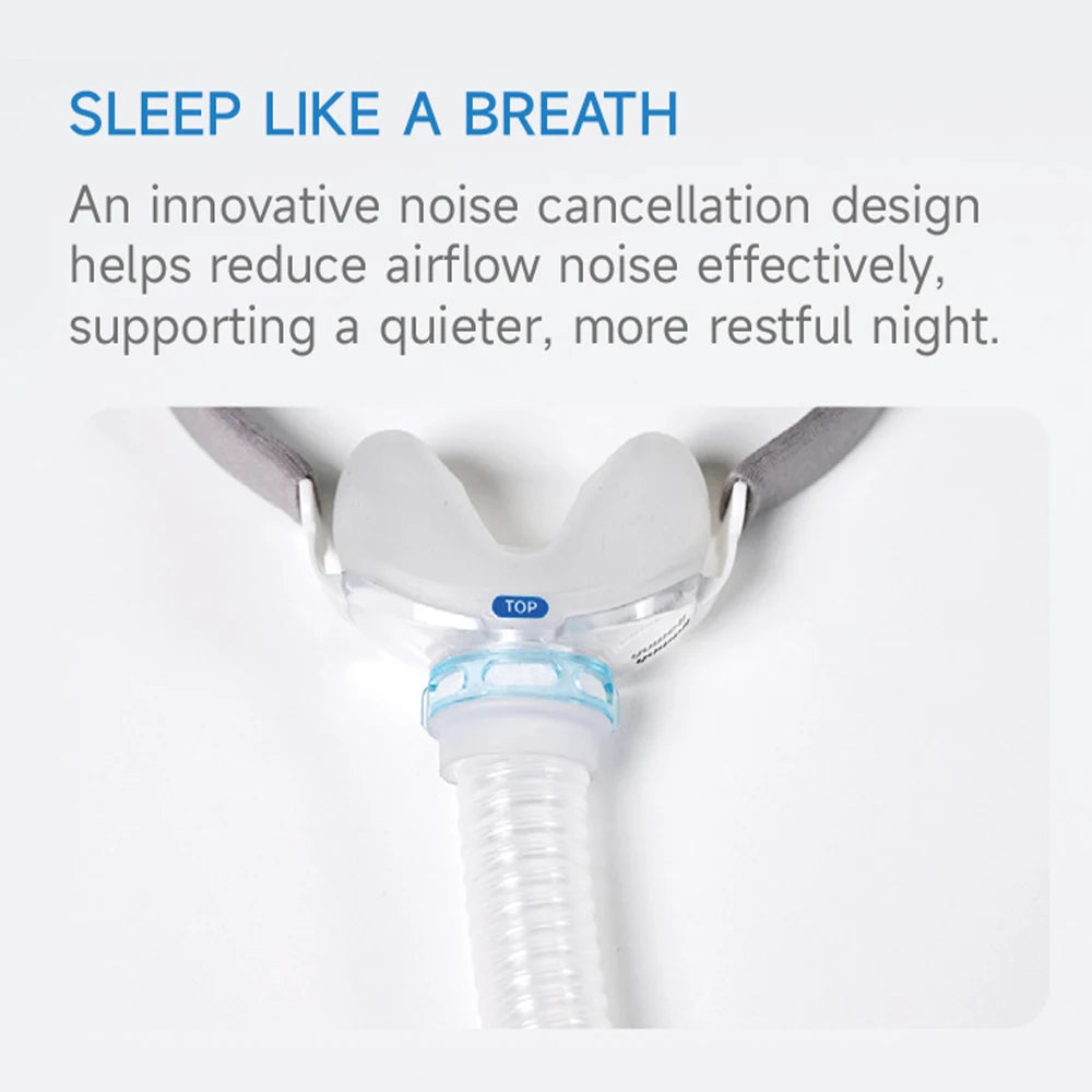 Yuwell CPAP Nasal Pillow Mask YN06 Breathwear Sleep Apnea Mask with Headgear M L Adjustable Anti Snore Stopper Medical Grade
