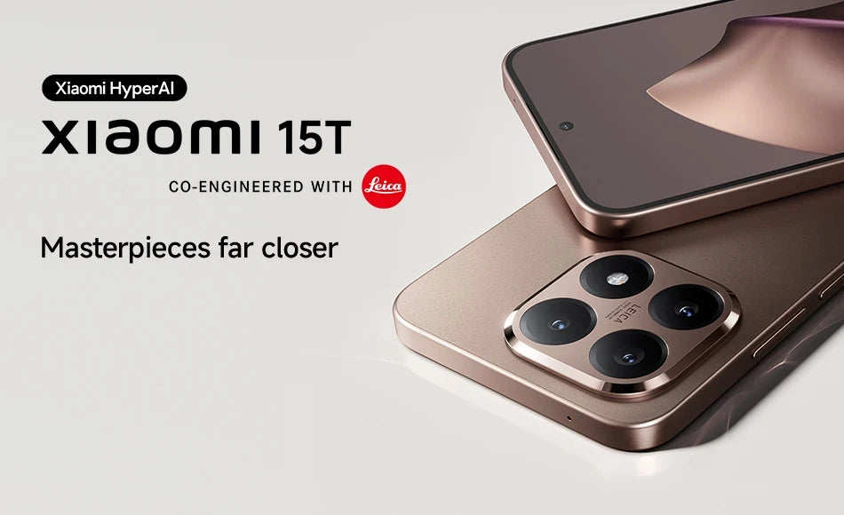 Xiaomi 15T Global Version Smartphone IP68 5500mAh 67W HyperCharge 6.83" 120Hz display MediaTek Dimensity 8400-Ultra 50MP