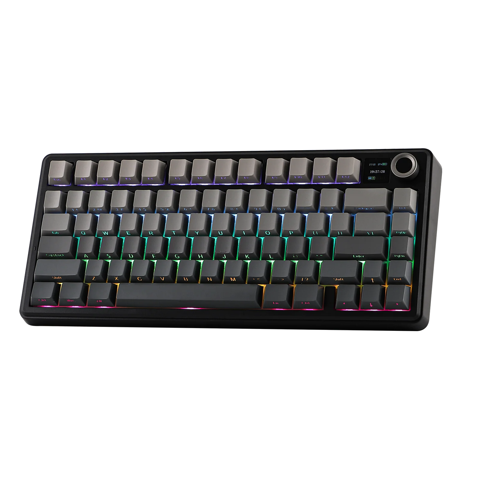 EPOMAKER X AULA F75 MAX Compact 75% ANSI Layout Wired/Bluetooth/2.4GHz Wireless Mechanical Keyboard with TFT Screen and a Knob