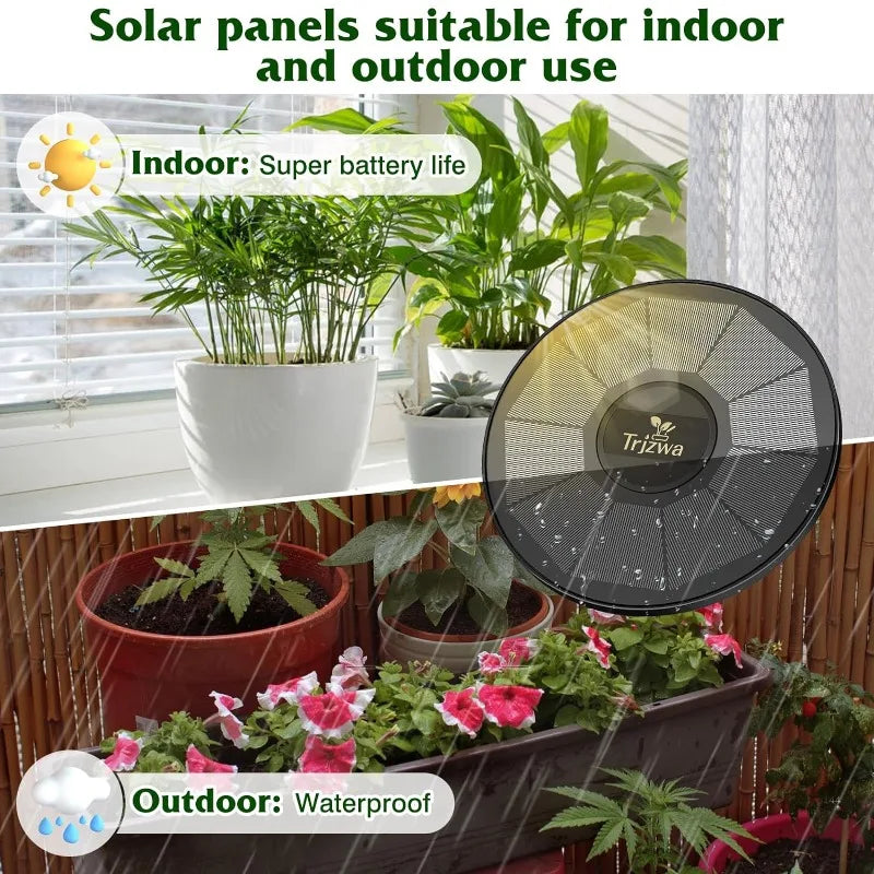 Solar Drip Irrigation Kit for Potted Plants with Smart App Timer Tidesmit