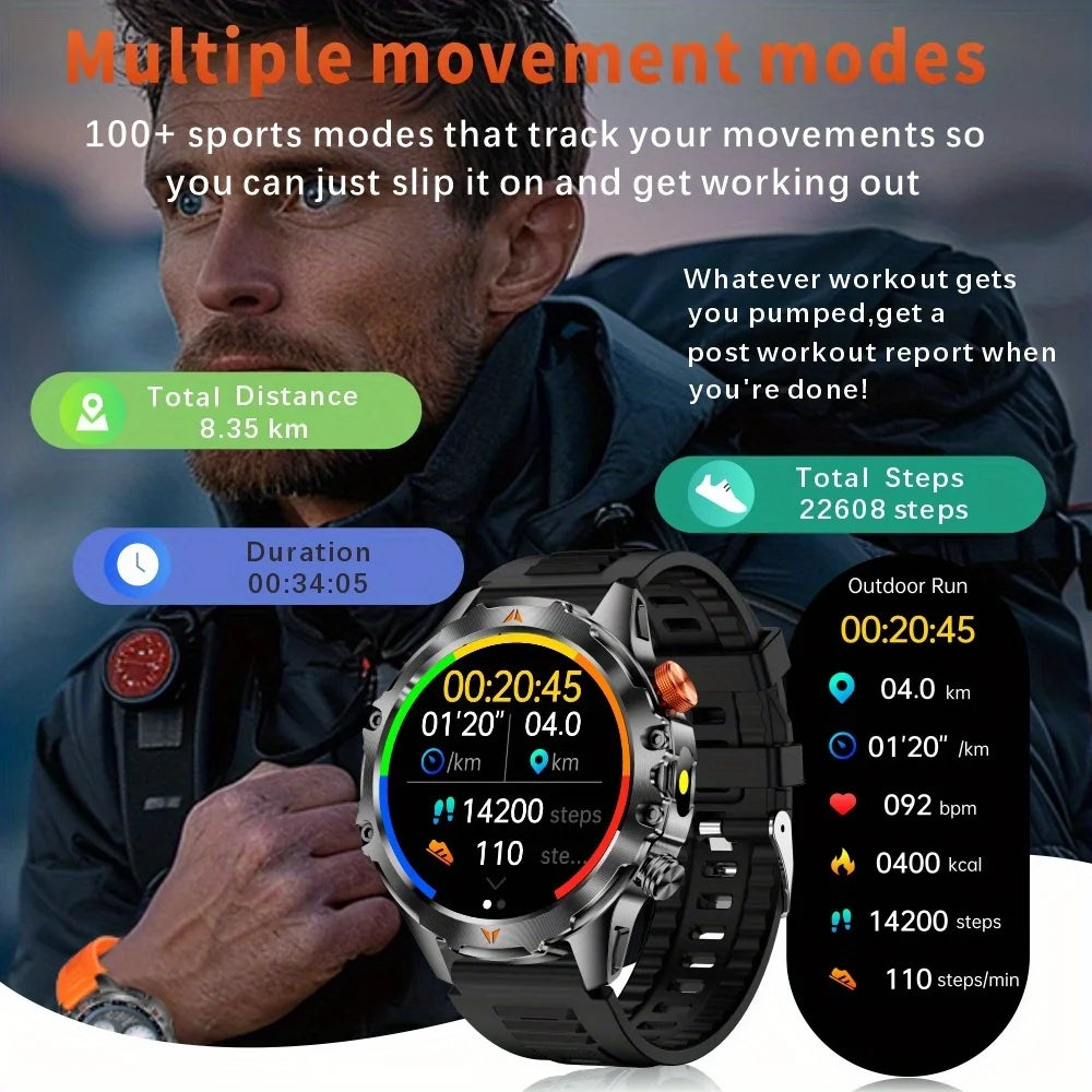 SENBONO Men Smart Watch 60-100 days Standby Time BT Call Compass IP68 Waterproof  Fitness Tracker Sport Smartwatch For Men Women