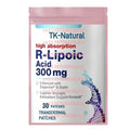 30 Patches R-Lipoic Acid Transdermal Patches with Biotin Antioxidant Support Promotes Energy