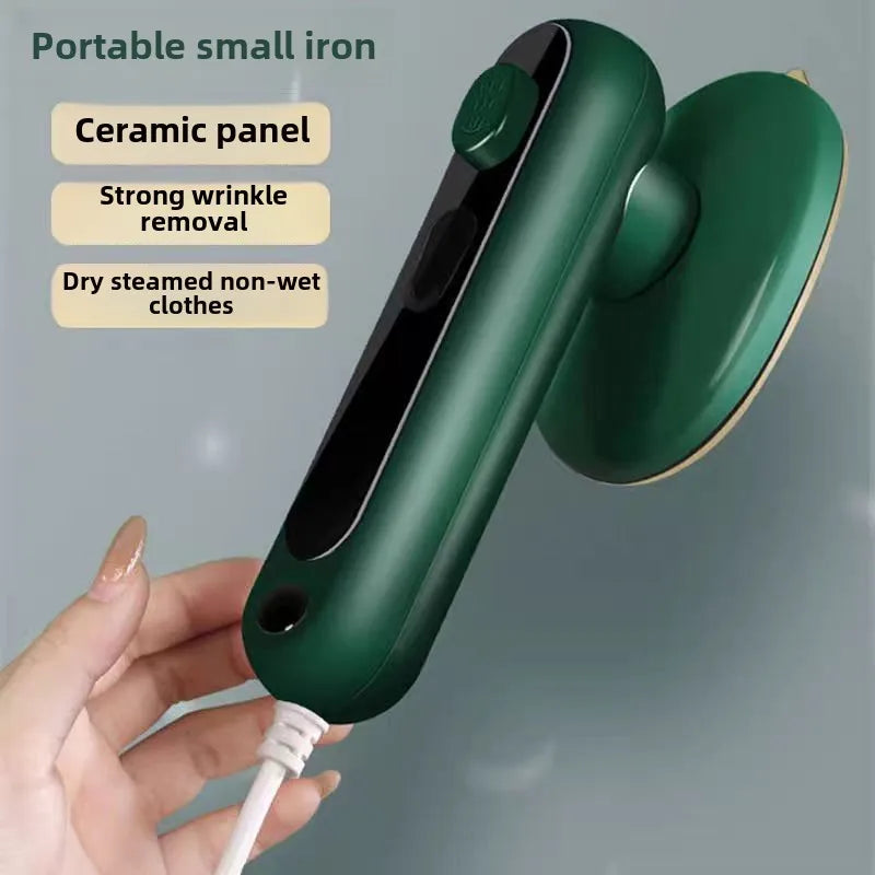 Tidesmit 2-in-1 mini portable handheld micro steam iron showing compact design for travel and home laundry care.