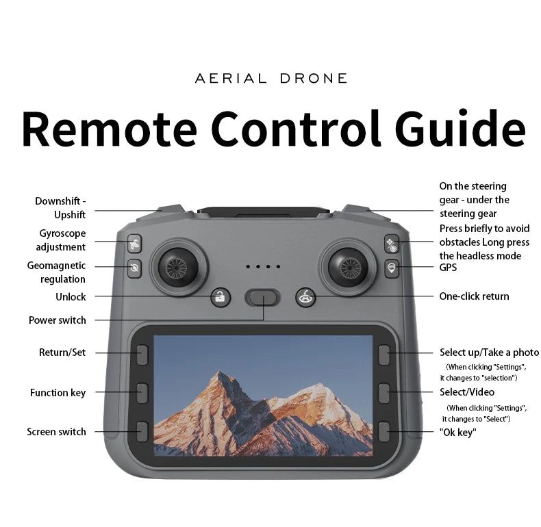 GPS Drone with 4K Camera and Obstacle Avoidance - Tidesmit L106-1PRO Tidesmit