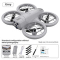 Camera Drone with Dual FPV Lens - Foldable Beginner RC Quadcopter gray Tidesmit
