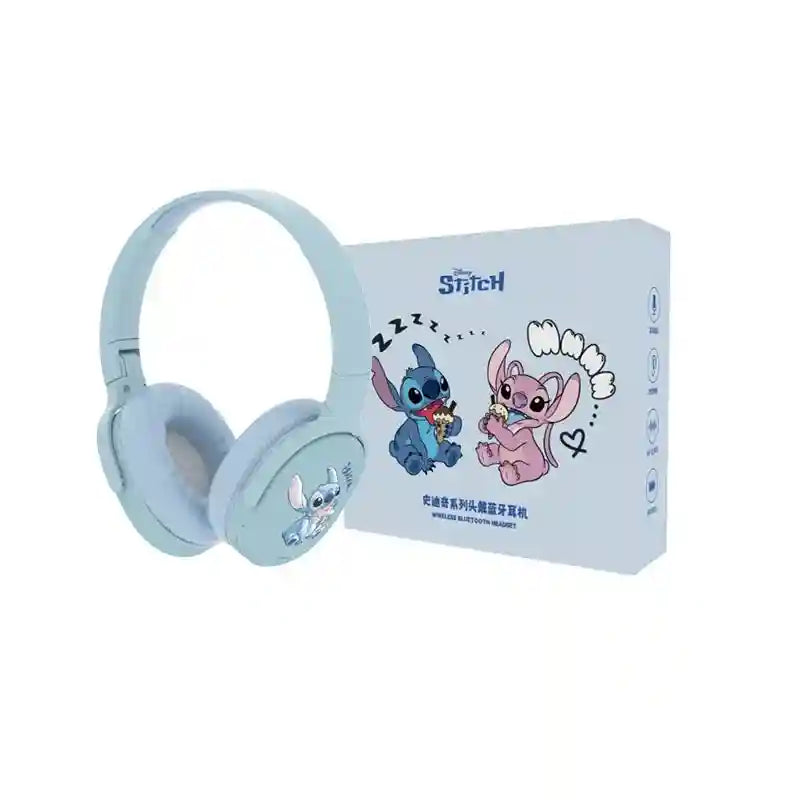 Disney Wireless Headphones - Noise Cancelling Over-Ear Kids Headset Stitch Tidesmit
